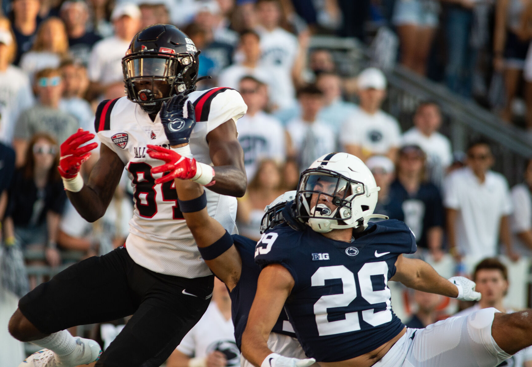 Penn State football vs. Ball State, Costantini (29)